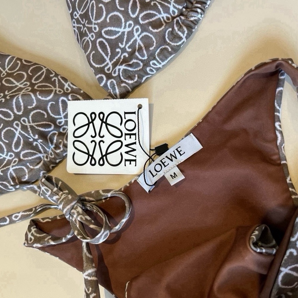 Loewe Patterned Brown Bikini - image 7